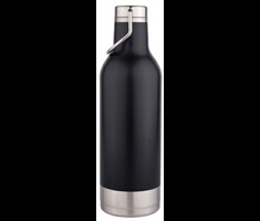 500ml Black Stainless Steel vacuum Bottle With Steel Handle EK1092