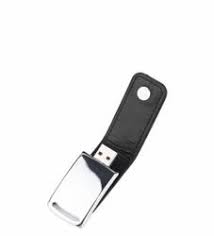 Black Leather Pendrive Shell CSL203