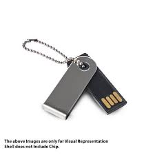 Black Small USB Pendrive Shell CSS503