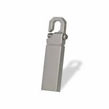 Satin Metal Hook USB Pendrive Shell CSM104