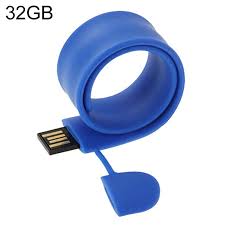 Blue Slap Band USB Pendrive Shell CSB602