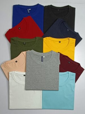 Cotton Round Neck T-shirt